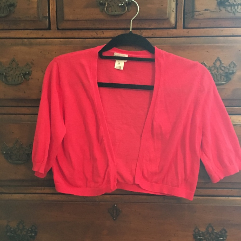 Coral Motherhood Maternity shrug
